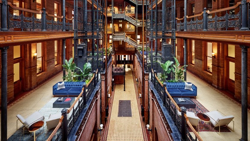 NeueHouse in Bradbury Building by DesignAgency