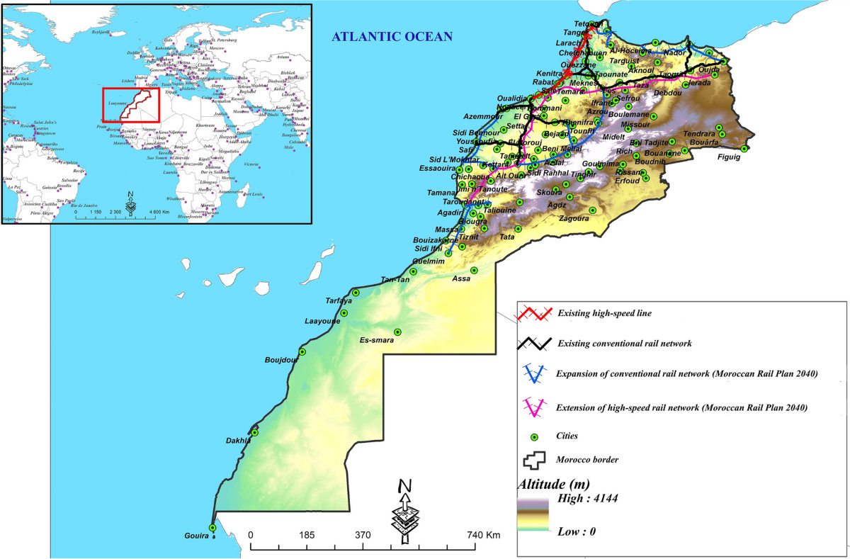 The territorial dynamics of railroads in Morocco between disparities and  economic development | GeoJournal