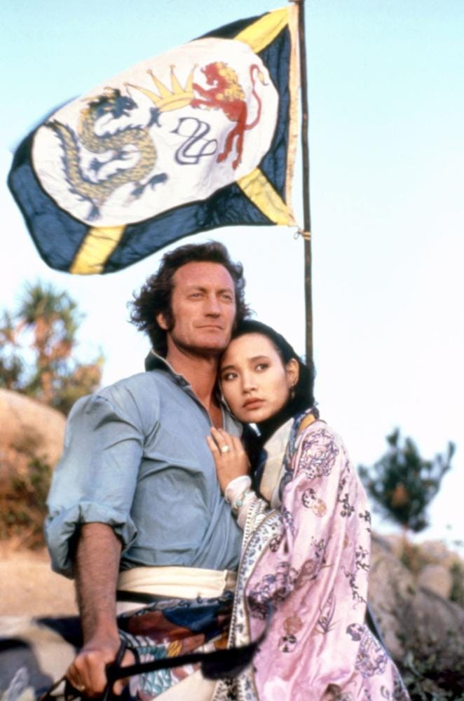 r/OldSchoolCool - Joan Chen, Bryan Brown standing next to each other