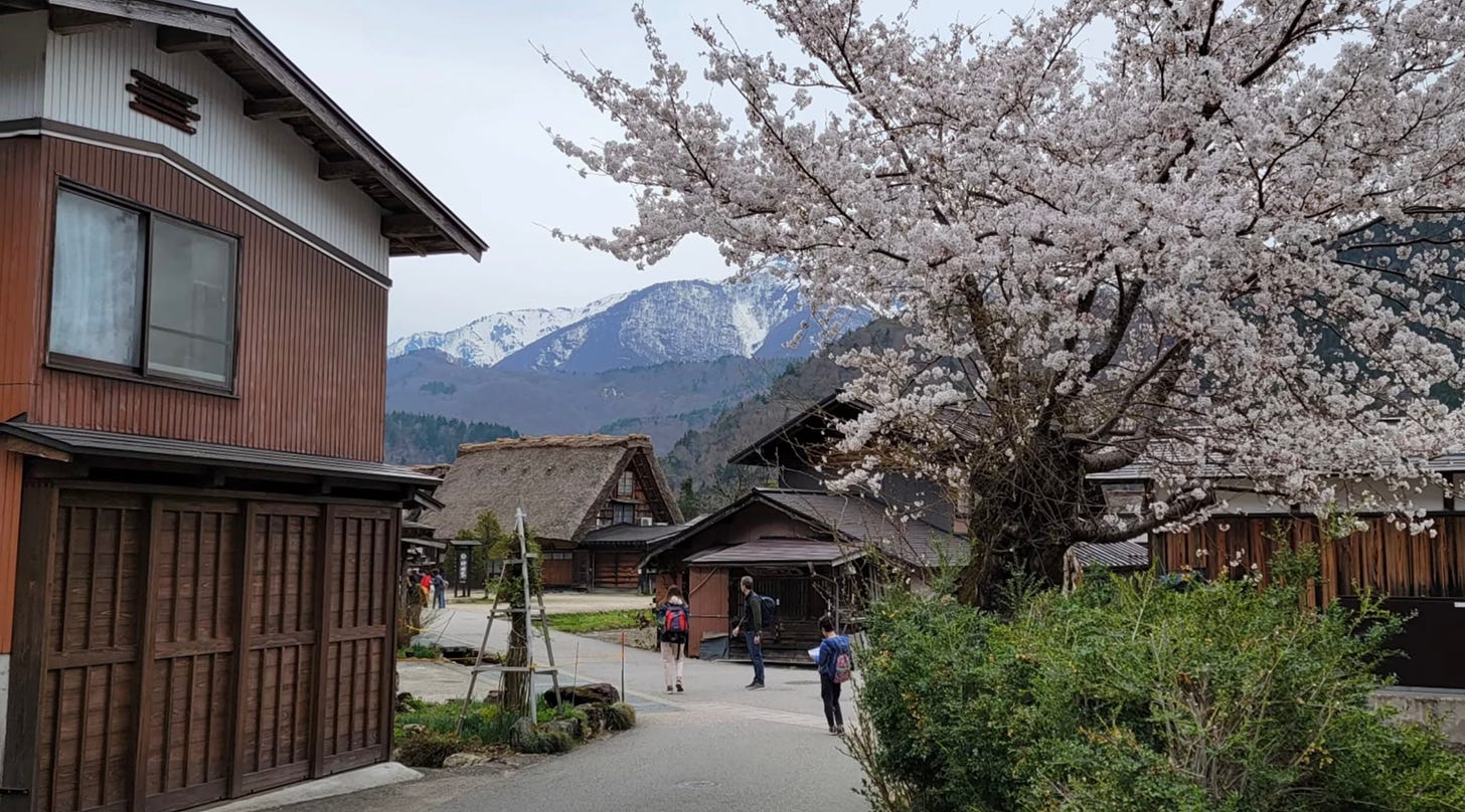 Alex even made the journey to Johto's Blackthorn City, also known as Shirakawa-go in real life