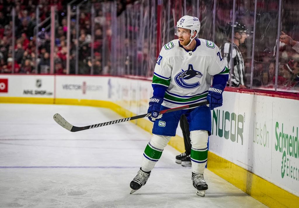 Elias Lindholm Vancouver Canucks