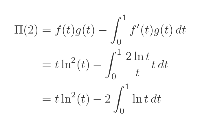 Second integral