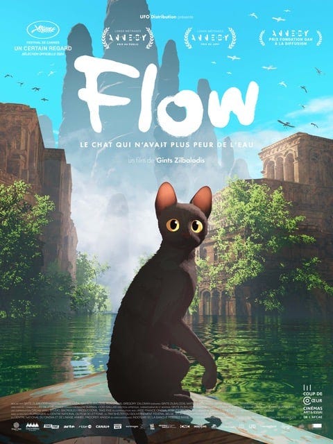 Flow, le chat qui n'avait plus peur de l'eau - Film 2024 - AlloCiné