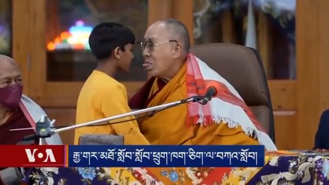 Dalai Lama apologises after viral video of him kissing a child: It was  innocent and playful | Marca