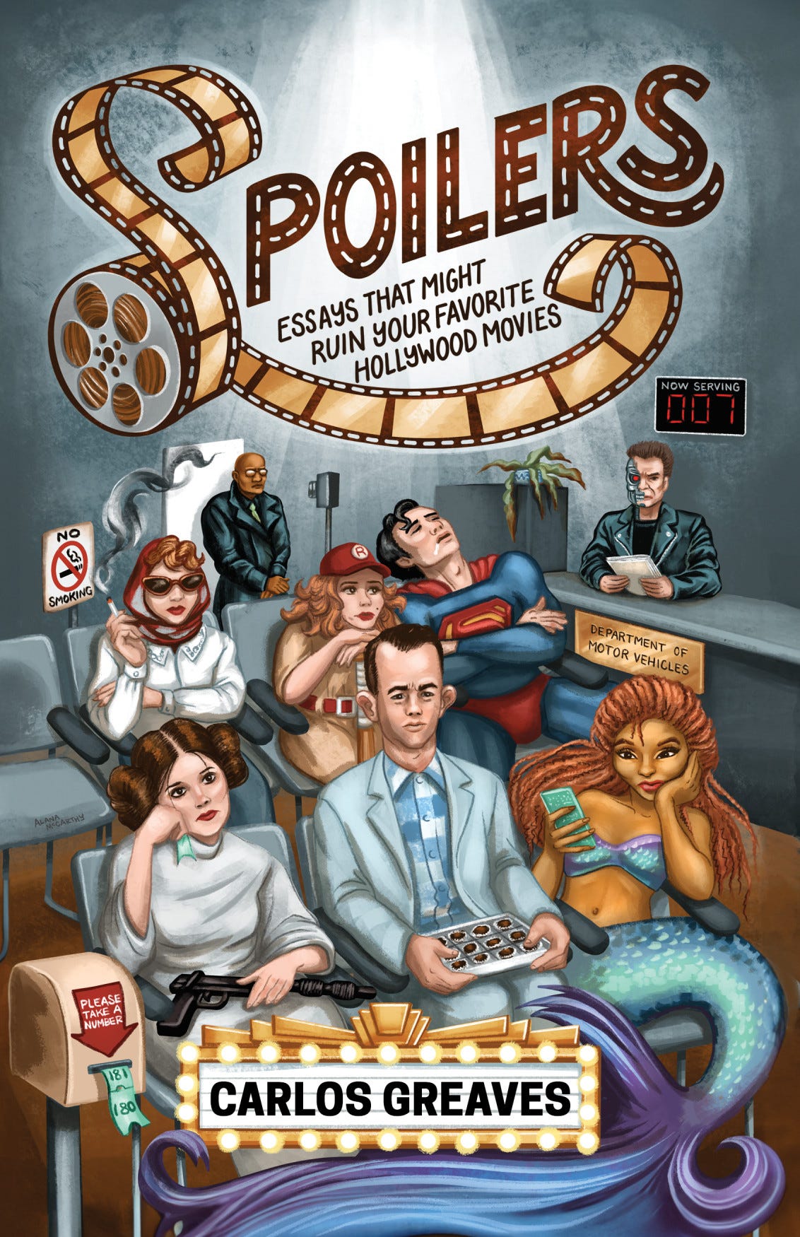 Cover image of the book Spoilers by Carlos Greaves