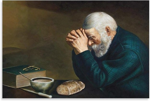 man in prayer 
