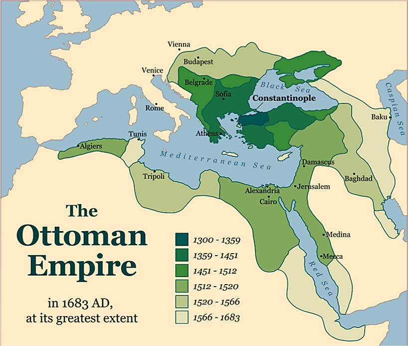 Why Did the Ottoman Empire Fall? - WorldAtlas.com