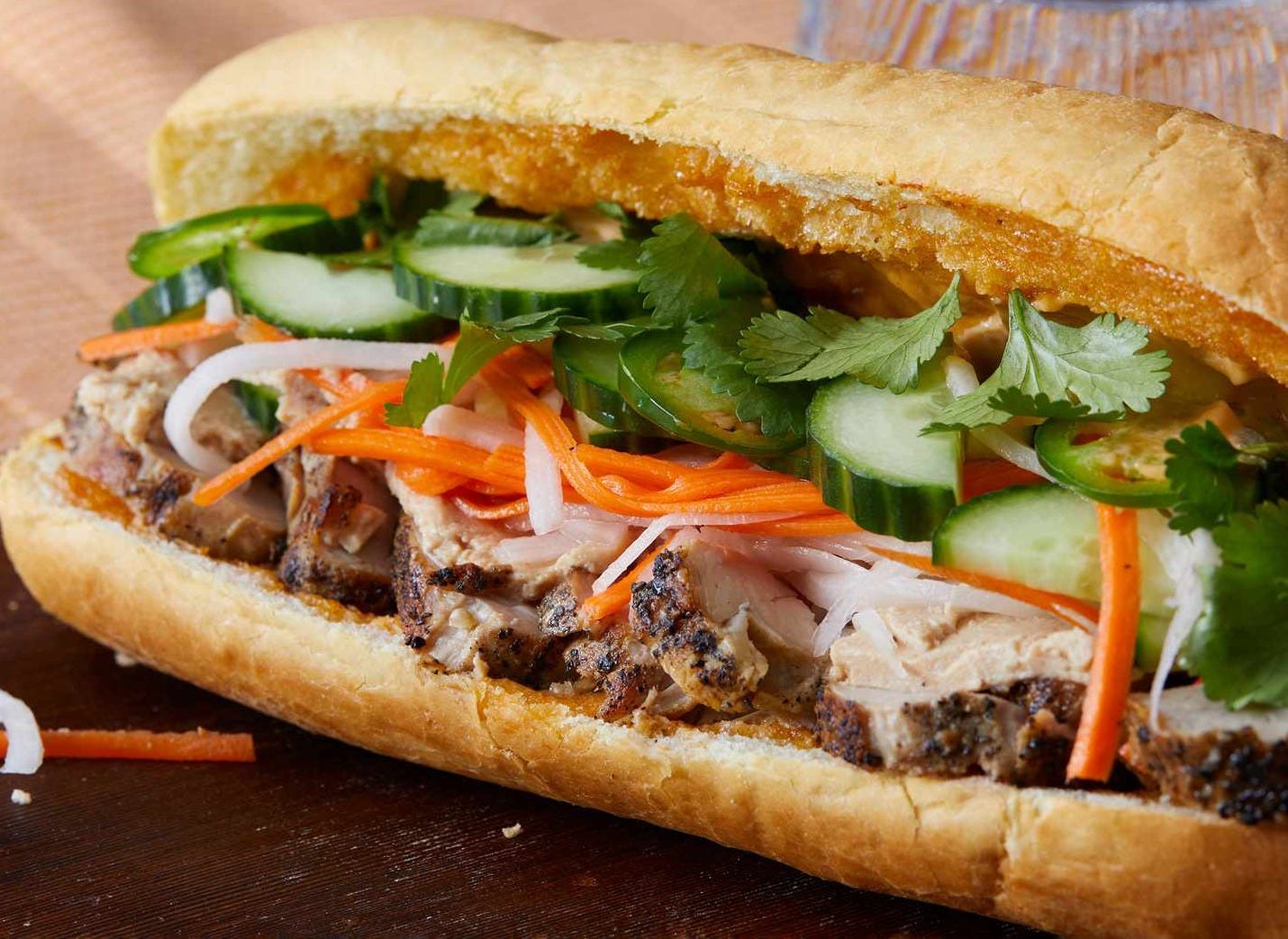 Roasted Pork Bánh Mì (Vietnamese Sandwich)