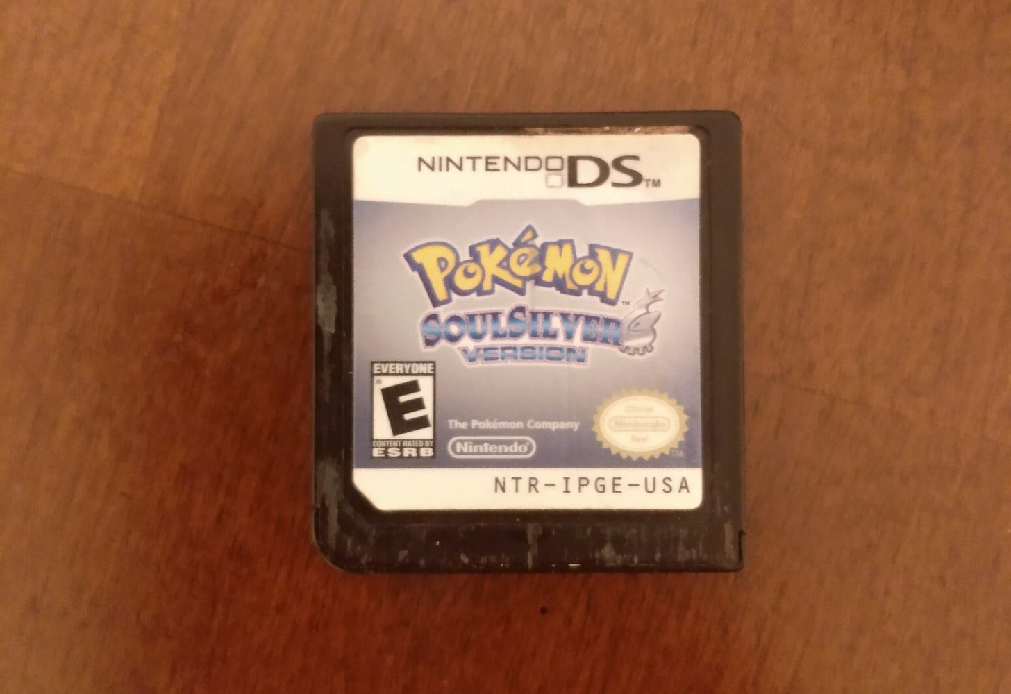 John's copy of Pokémon SoulSilver