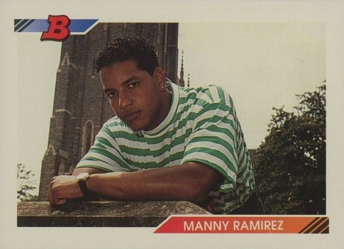 1992 Bowman Manny  Ramirez