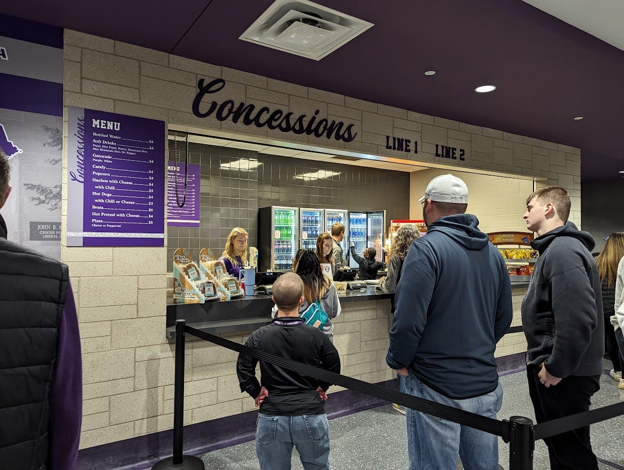 The concession stand