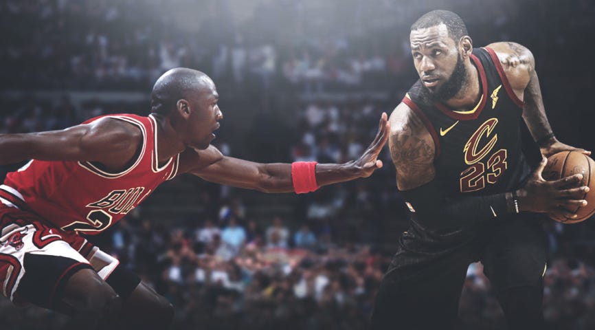 Michael Jordan vs LeBron James: What Does Being The GOAT Mean? – The  Foreword