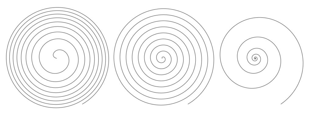 Spirales sous Inkscape