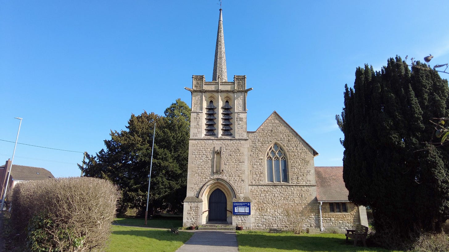 St. Thomas Church, Southwick, Trowbridge. Built in the early 20th century.