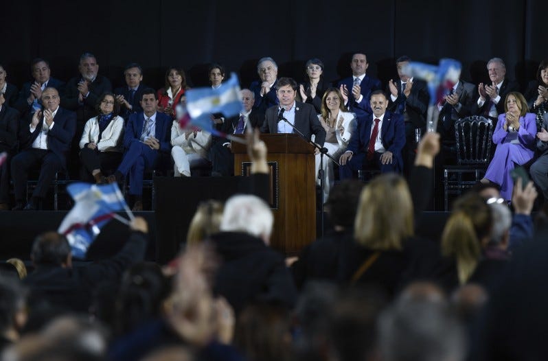 Quintela recibió a Kicillof en La Rioja y lo mencionan como presidente del PJ, para reemplazar a Alberto