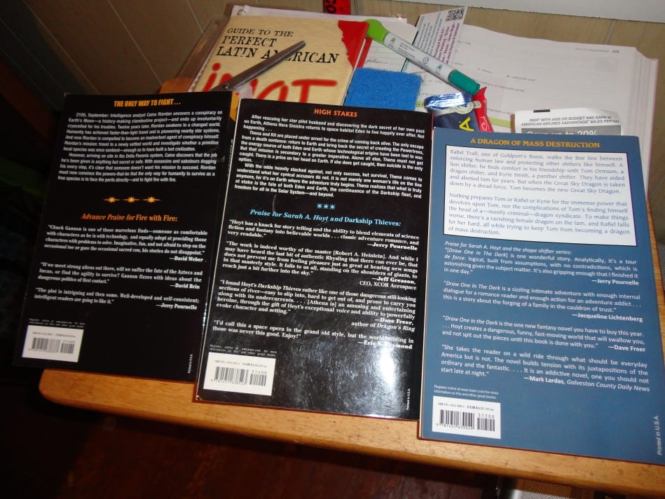 Book cover backs