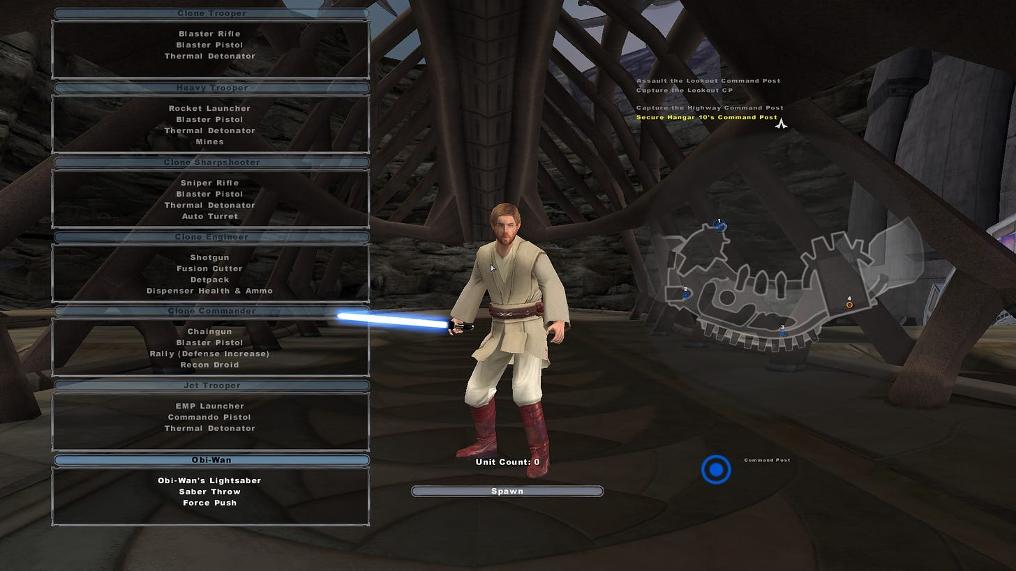 Obi-wan Kenobi from Star Wars Battlefront 2 2005