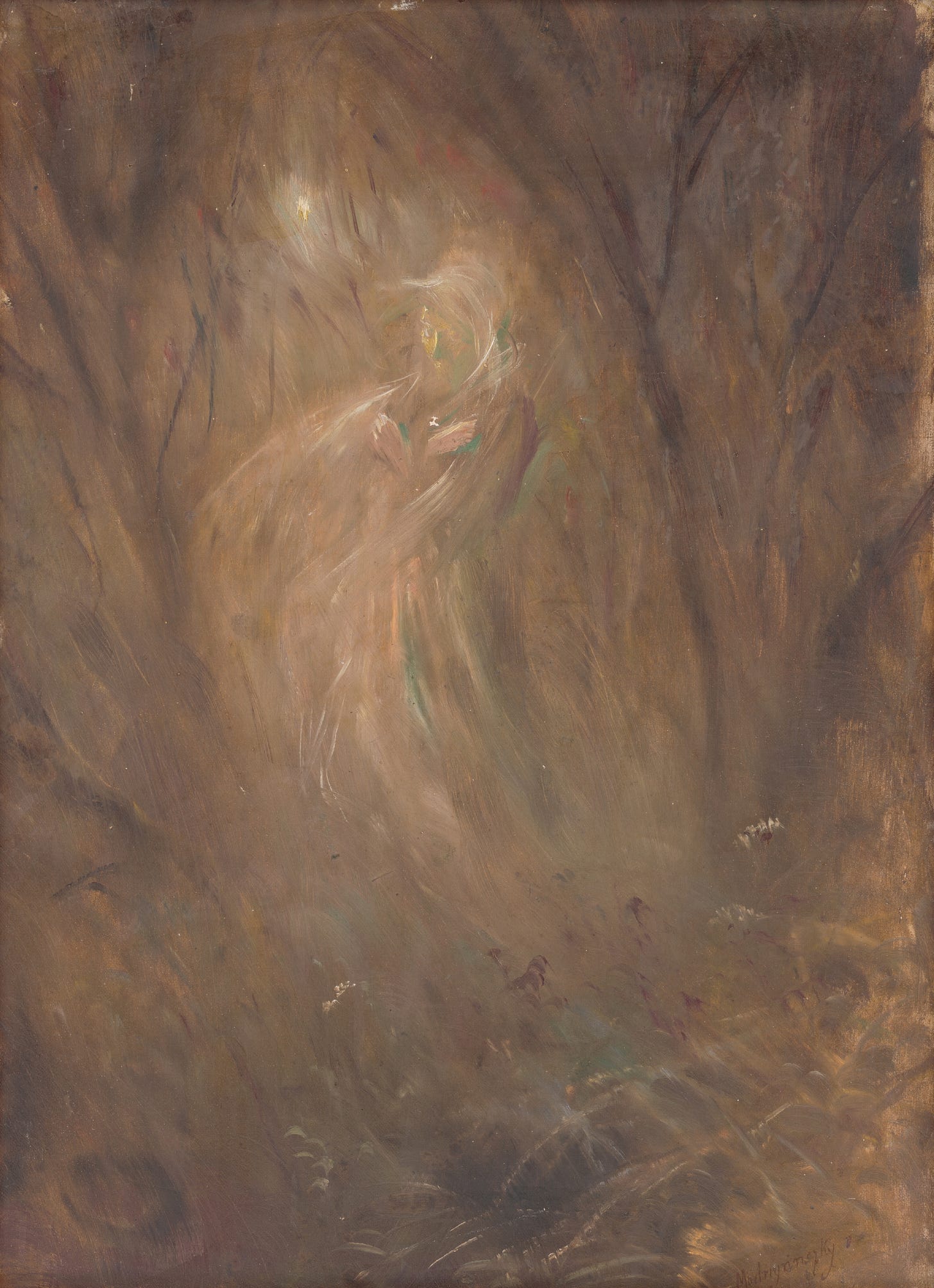 Forest Ghost by Ladislav Mednyánszky.