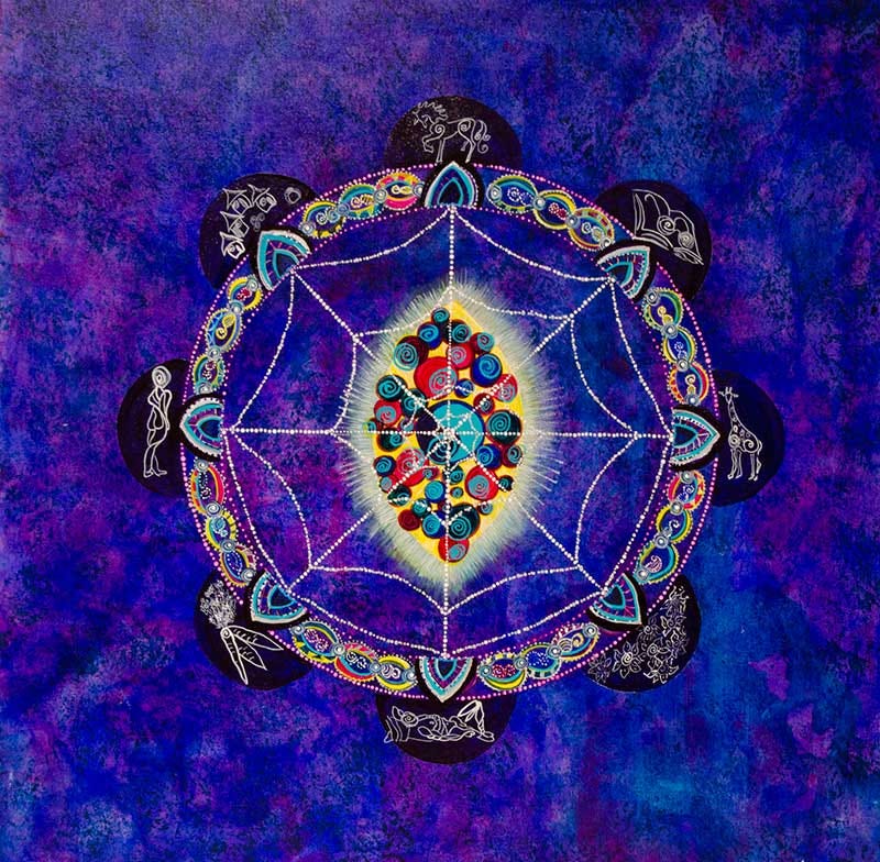 Journey Into Divine Oneness - Enter the Mandala - Dominique Hurley -  Intuitive Art & Inspiration