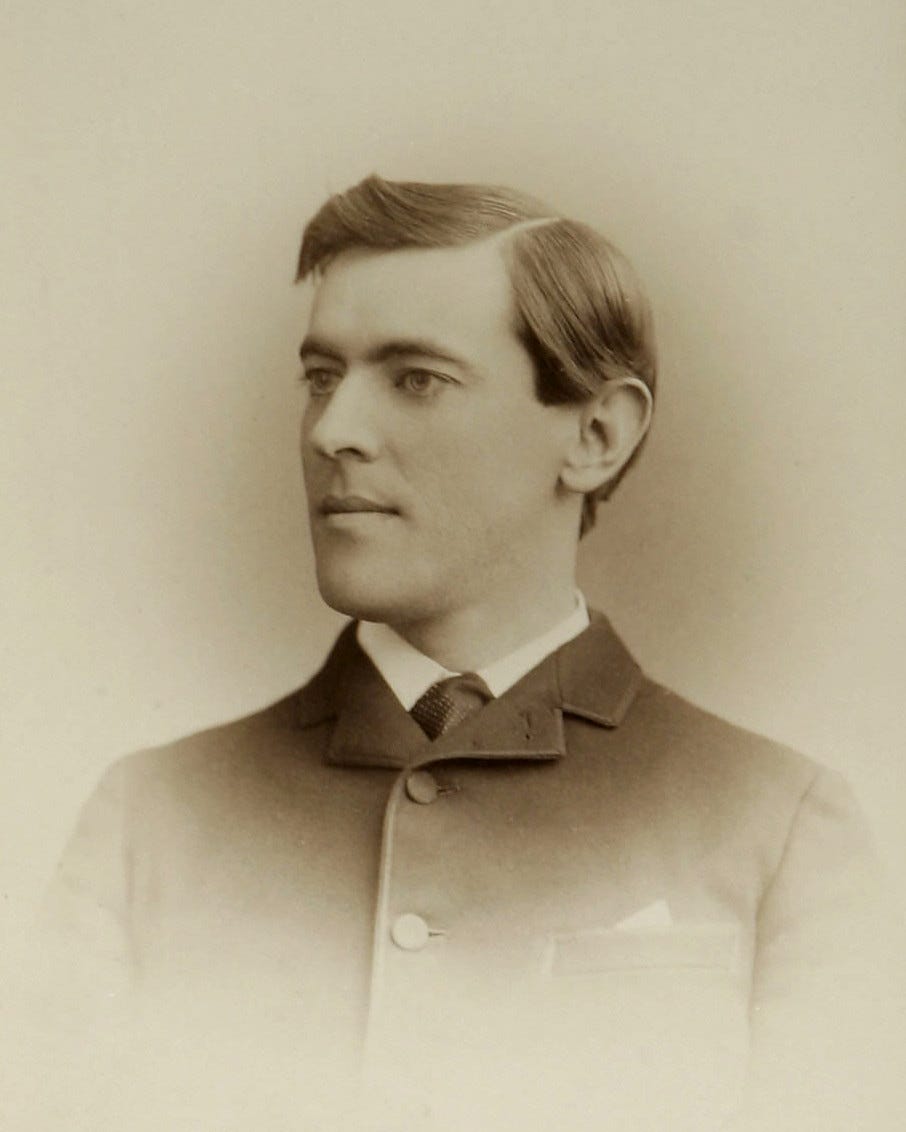 Image of Woodrow Wilson as a young man