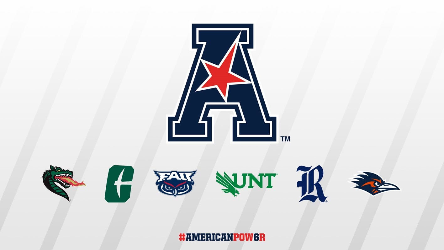 American Athletic Conference Announces the Addition of Six Universities