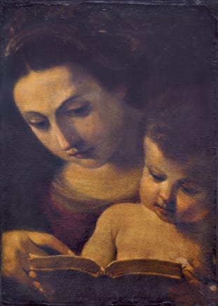 Guercino Mary &amp; Jesus