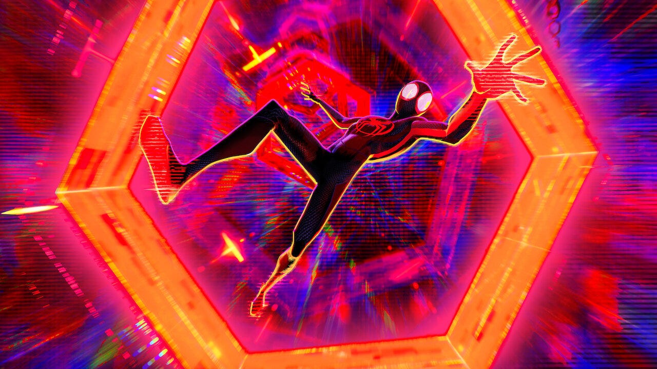 A still from Across the Spider-Verse