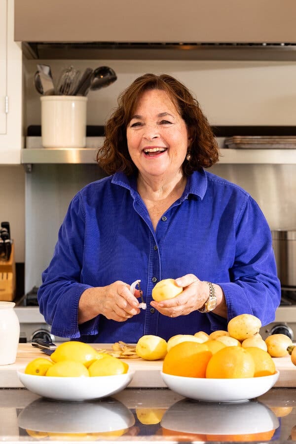Ina Garten’s kitchen in East Hampton. “Cooking is hard for me,” she said. Fans find her relatable.