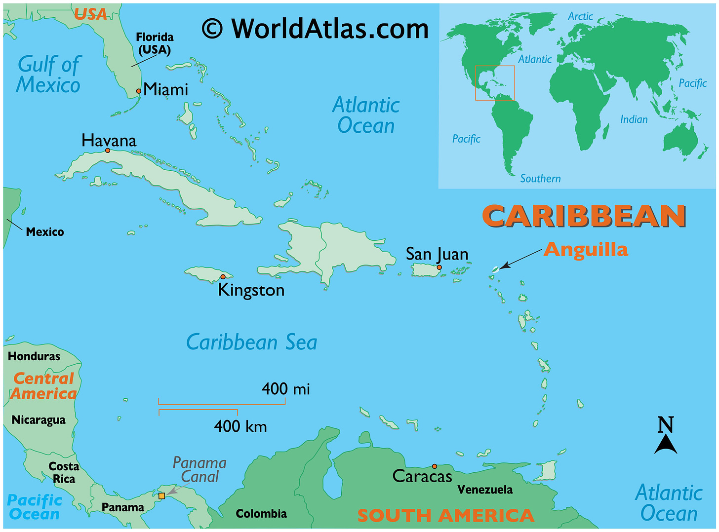 Anguilla Maps & Facts - World Atlas