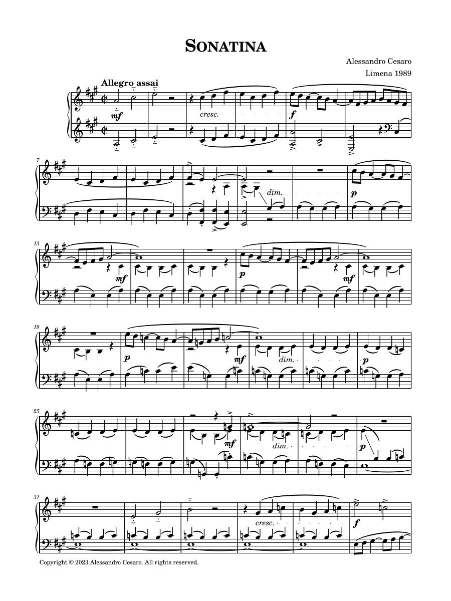 Sonatina (1989)