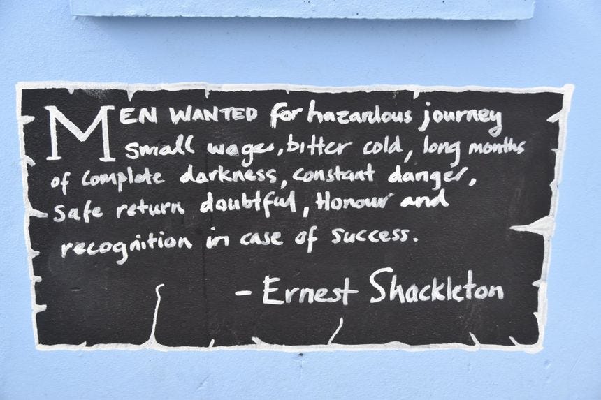 South Pole Inn: Shackleton's Ad