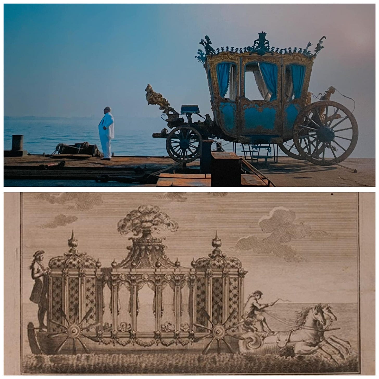 Parthenope film Raimondo Di Sangro Principe di Sansevero Carrozza marittima