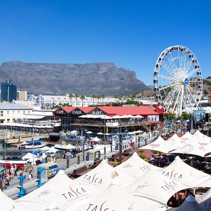 Victoria and Albert Waterfront in Cape Town, South Africa