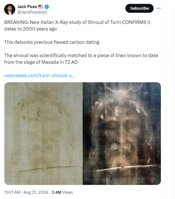 What If The Shroud of Turin Is Real? by Unskool
