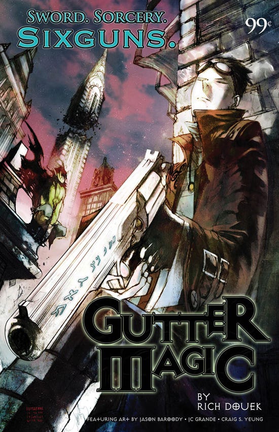 Gutter Magic Preview #1 VF/NM ; Sixgun | Comic Books - Modern Age, Fantasy  / HipComic