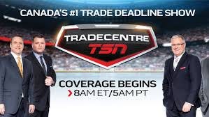 Canada's Most-Trusted Source for NHL Trade Deadline Day Coverage,  #TradeCentre airs Live Wednesday, March 1 on TSN - Bell Media