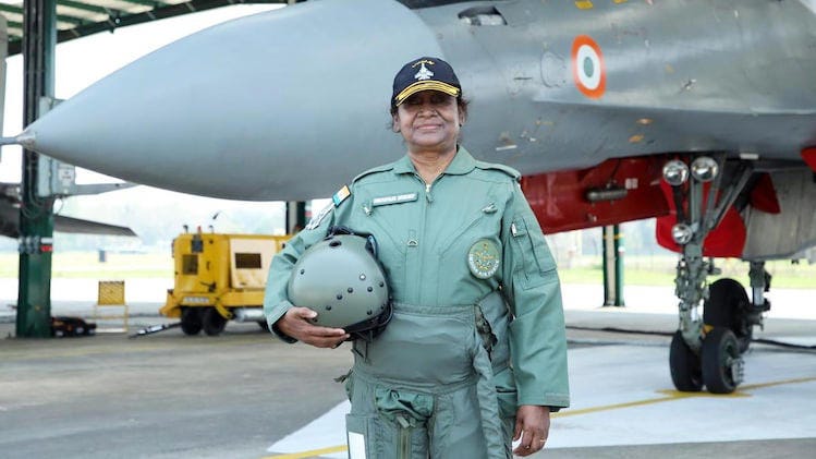 WATCH: President Droupadi Murmu takes sortie on the Sukhoi 30 MKI fighter aircraft