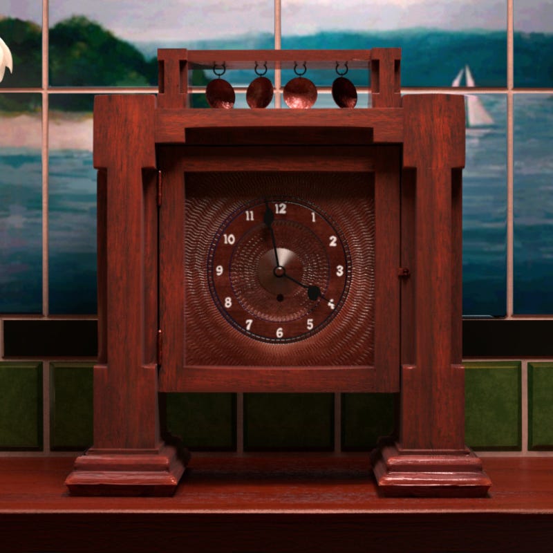 Clock in 2013 movie The Great Gatsby.