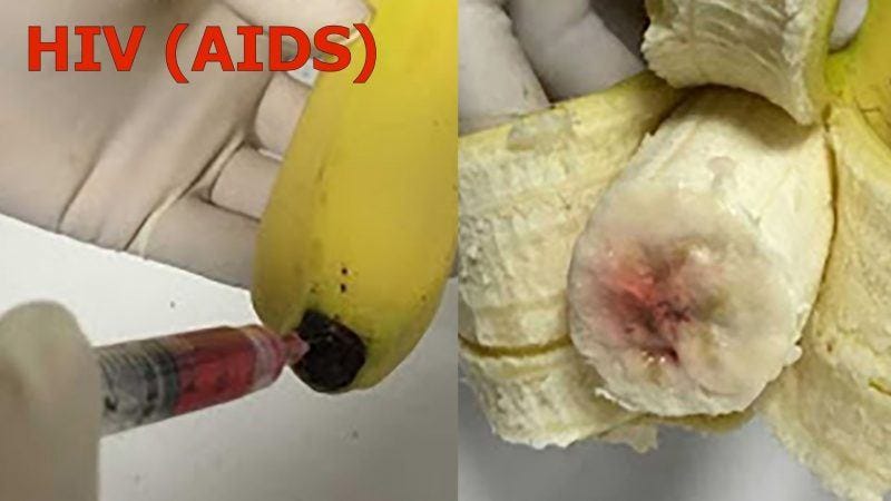 walmart bananas infected with hiv aids virus