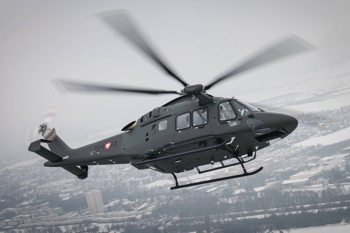 First Leonardo AW169M LUH helicopter for Austria delivered - Frag Out!  Magazine