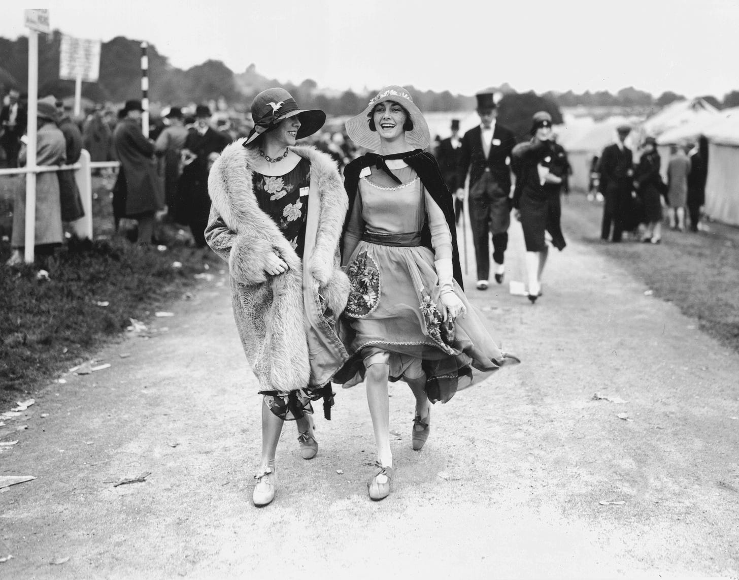 Racegoers at Royal Ascot in 1929