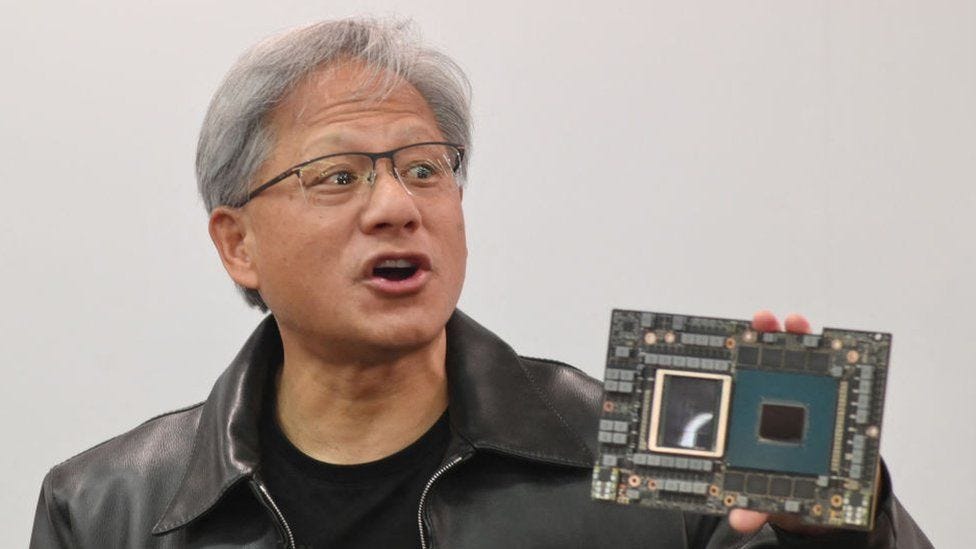 Nvidia başkanı Jensen Huang Haziran ayındaki bir etkinlikte.