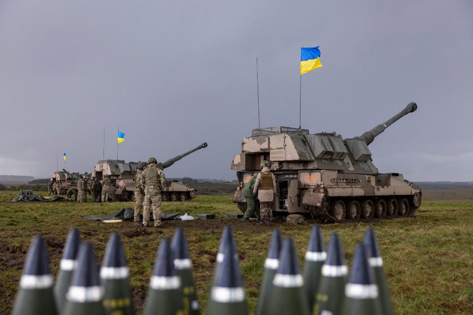 UK to boost Ukraine's artillery reserves with £245 million munitions  package - GOV.UK