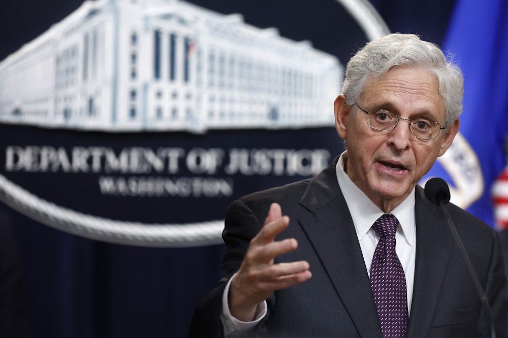 U.S. Attorney General Merrick Garland