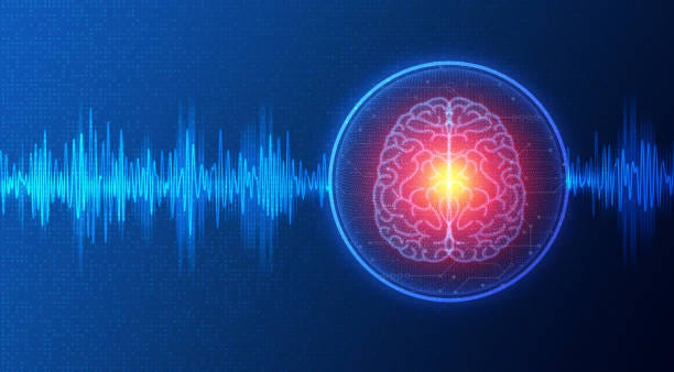 Neuromodulation and Neurostimulation - Conceptual Illustration Neuromodulation and Neurostimulation - Alteration of Nerve Activity Through Targeted Delivery of a Stimulus - Conceptual Illustration Neuromodulation stock illustrations