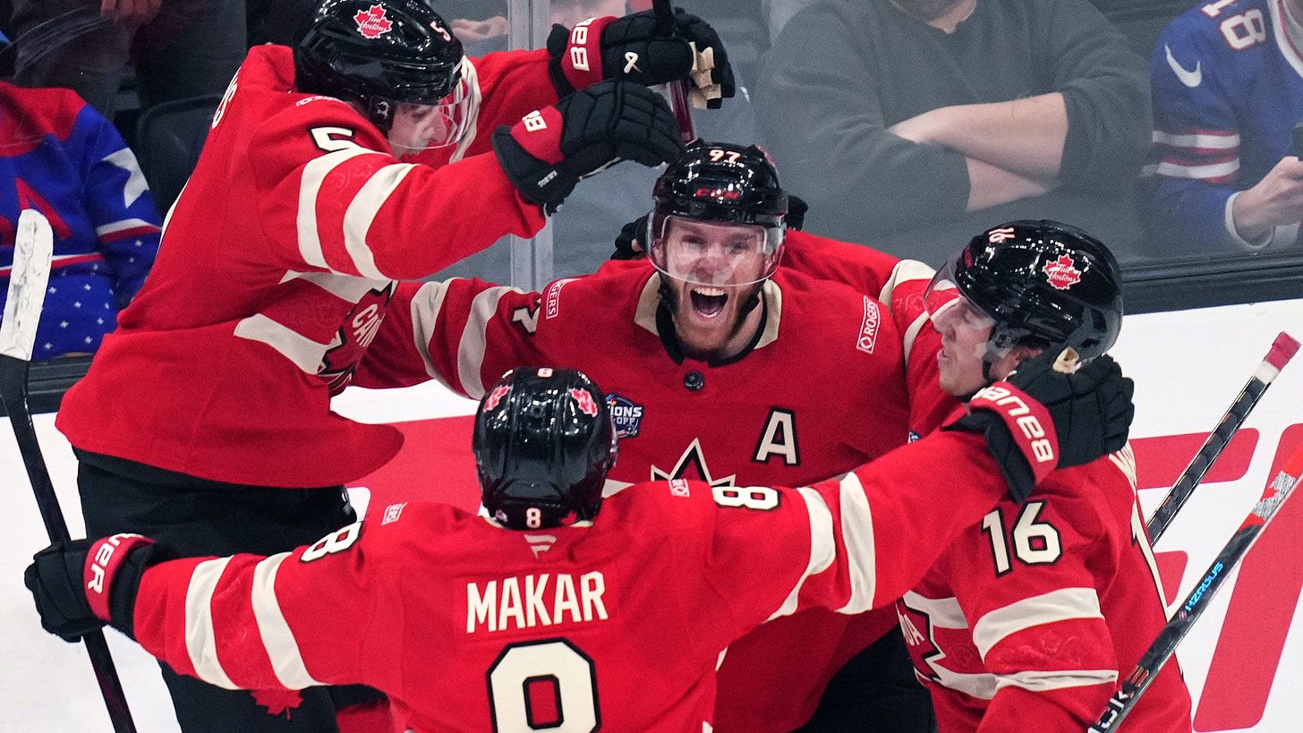 WATCH: Connor McDavid's golden goal in overtime lifts Canada over U.S. at 4  Nations final