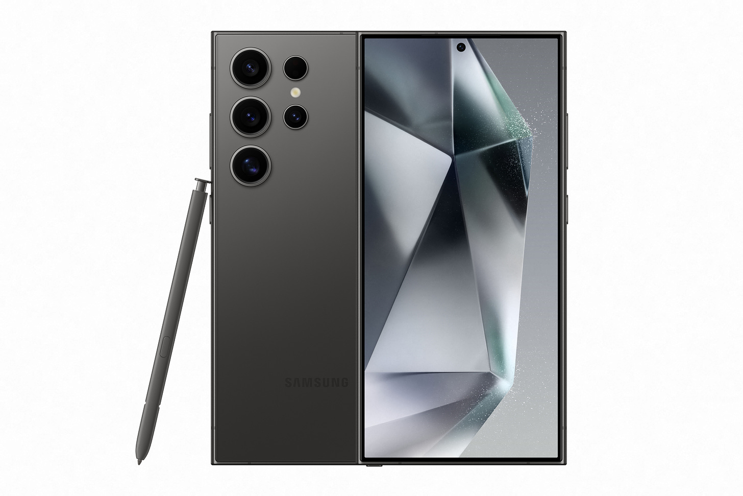 Samsung Galaxy S24 Ultra in the Titanium Black color