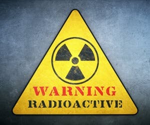 warning radioactive