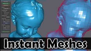 Instant meshes - Free retopology solution - YouTube