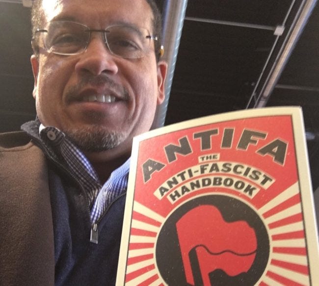 Keith Ellison Criticized For Selfie With Antifa Handbook: 'Does The DNC ...